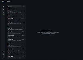 Trickster inbox view with multiple conversations